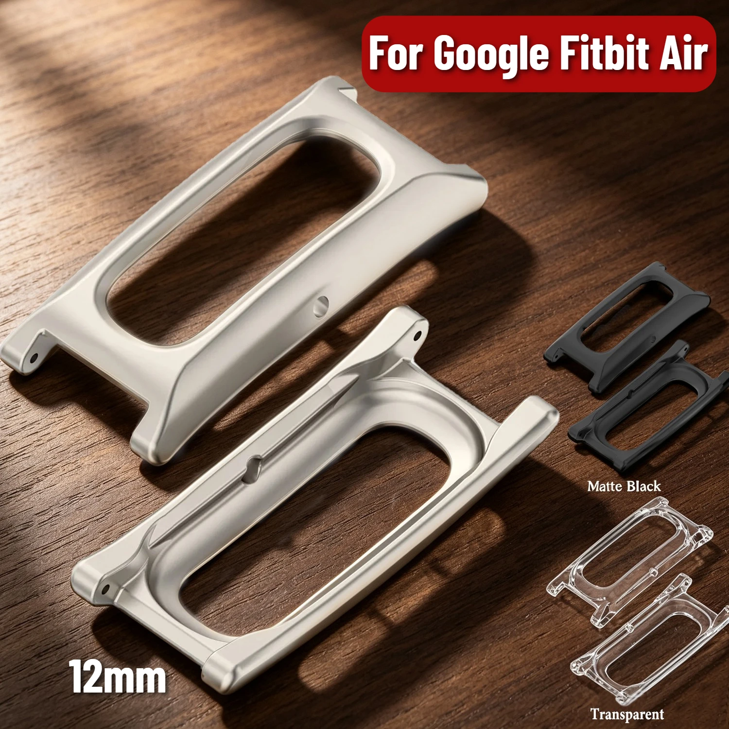 Silicone 12mm Inner Lug Adapter for Google Fitbit Air Classic Watchband Connector for Fitbit Air Adapters Accessories