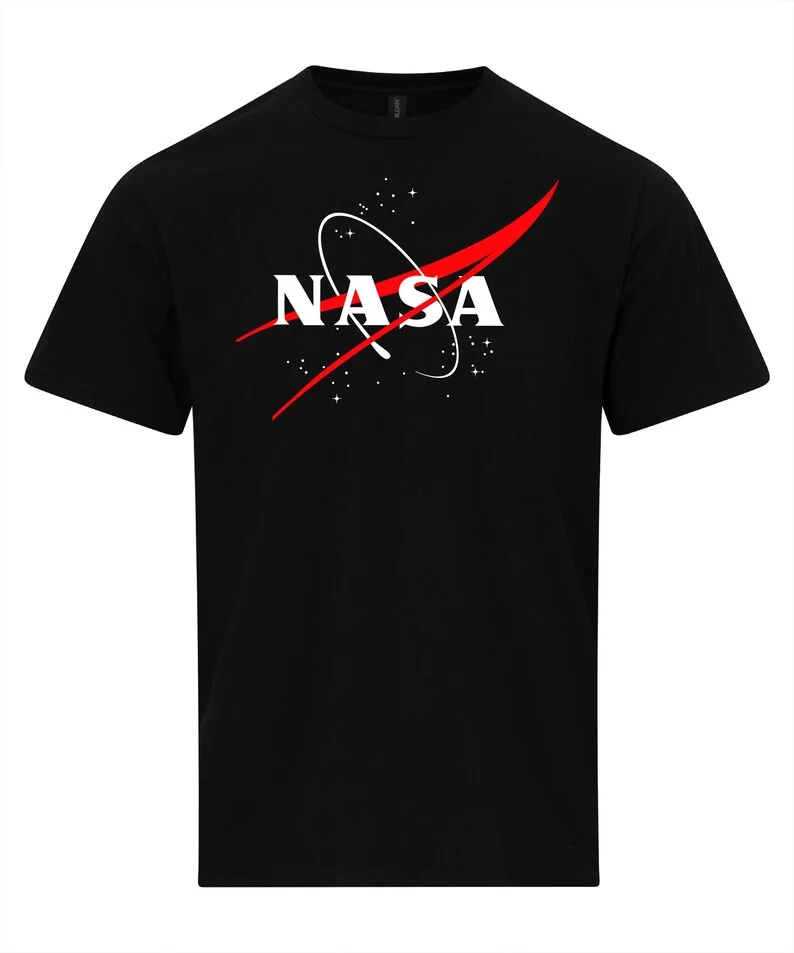 الكلاسيكية ناسا شعار وكالة الفضاء "ميتبول" تصميم تي شيرت عصر النهضة للرجال والنساء الفن الكلاسيكي الجمالي أنماط عادية