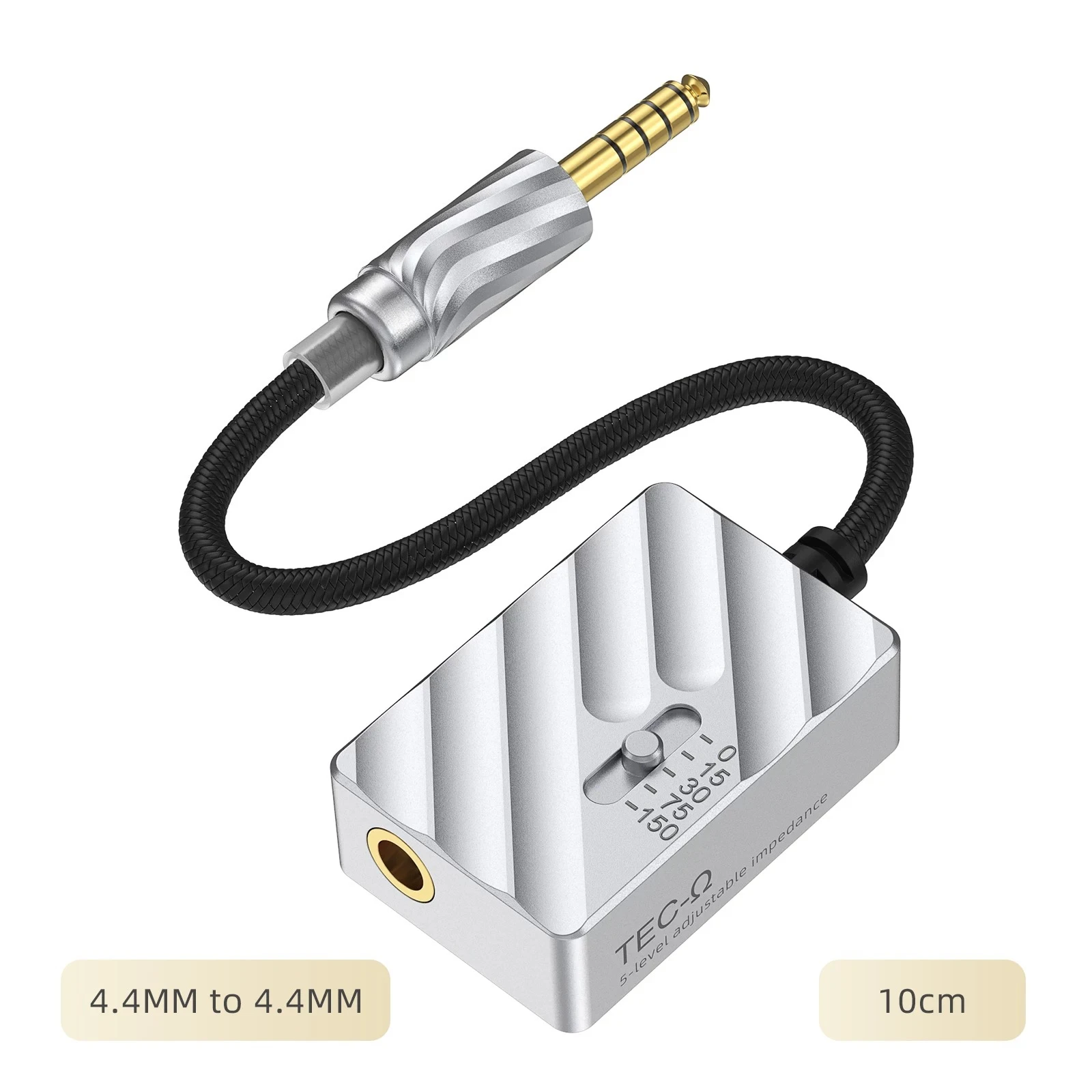 TEC-Ω Adjustable Audio Impedance Rod Adapter Extension Cable for Five-level Resistance Resistance