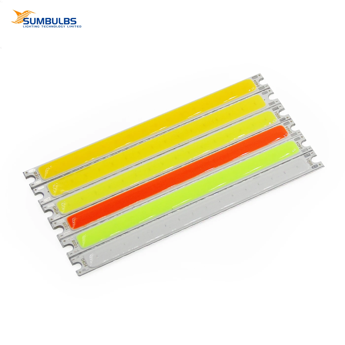 [SUMBULBS] 12 فولت تيار مستمر LED COB لمبة قطاع بار مصدر الضوء 5 واط أحمر أخضر أزرق دافئ طبيعي بارد لتقوم بها بنفسك 10 سنتيمتر LED مصباح 500LM 100x8 مللي متر