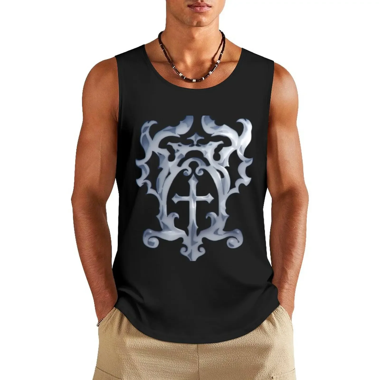 

Castlevania-Nocturne Logo Tank Top gym accessories man t-shirt Men's Sleeveless T-shirt