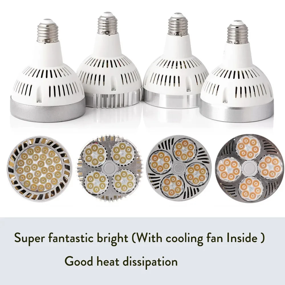 35W 45W PAR30 LED PAR Light 30 Bulb E27 110V Warm Neutral Cool White Spotlight 2835SMD Super Bright Home Appliance Decoration