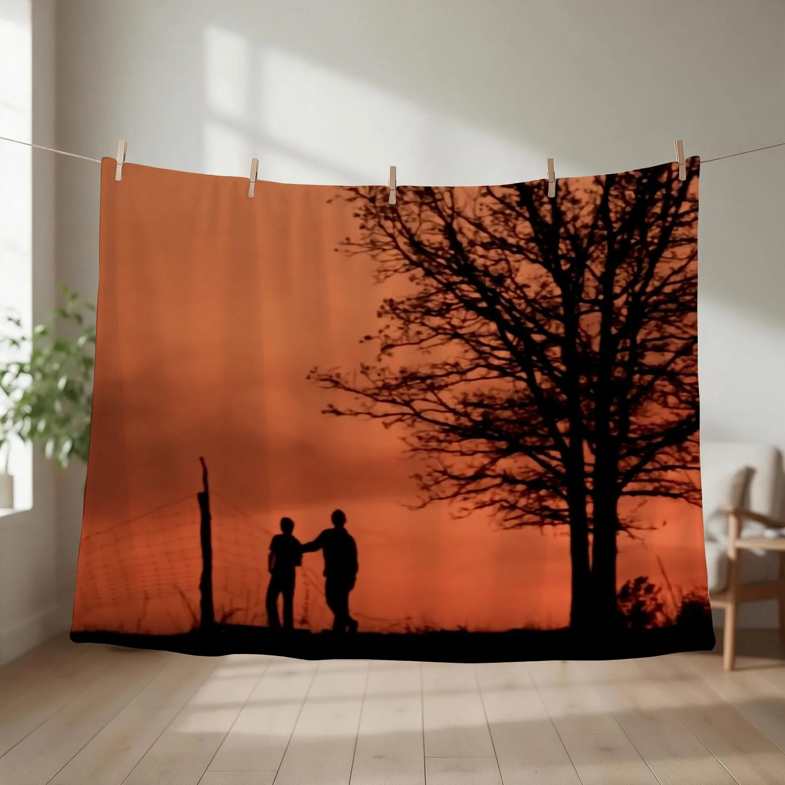 robert frost Throw Blanket couch cozy soft plush fuzzy picnic outdoor blanket