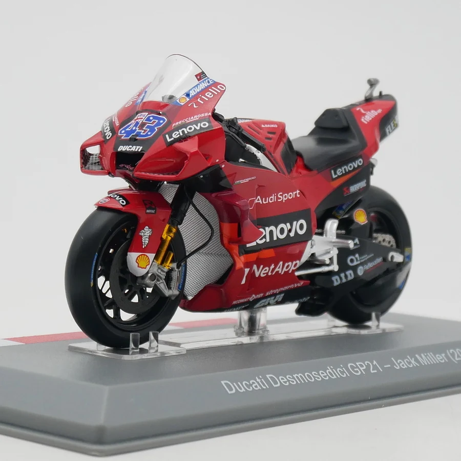 1:18 Scale Diecast Alloy Moto GP 2021 Duca Ti Desmosedici GP21 Motorcycle Toys Cars Model Classics Adult Souvenir Static Display