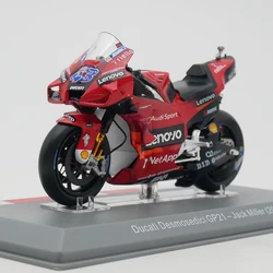 1:18 Skala Diecast Alloy Moto GP 2021 Duca Ti Desmosedici GP21 Zabawki motocyklowe Model samochodu Klasyka Pamiątka dla dorosłych Statyczny wyświetlacz