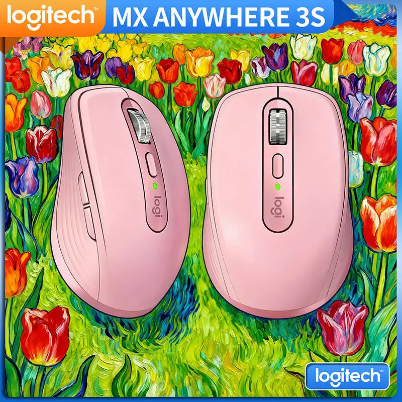 

Компактная мышь Logitech MX Anywhere 3S, эргономичный дизайн, перезаряжаемая, с быстрым прокруткой для портативных ПК Mac