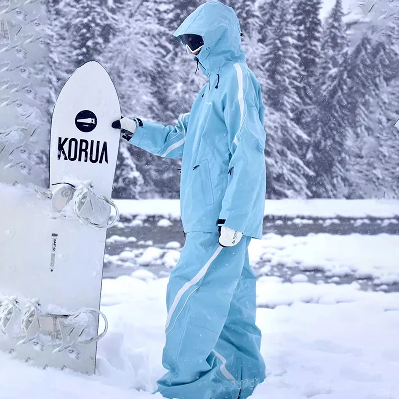 

Новая зимняя лыжная одежда, мужская однобортная ветрозащитная водонепроницаемая женская уличная теплая дышащая спортивная зимняя одежда для отдыха