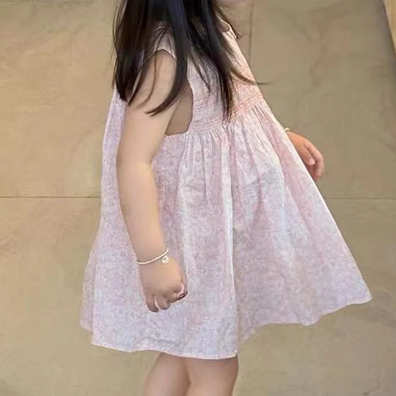 

Предзаказ (отгрузка с апреля) Летнее вышитое платье для девочек 2026 года, детские платья, комплект для малышей, одежда для девочек, размеры от 18 месяцев до 12 лет