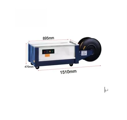 Semi Automatic Carton Box Bundle Wrapping Strapping Machine for Boxes PP Strap Packing Machine for Box