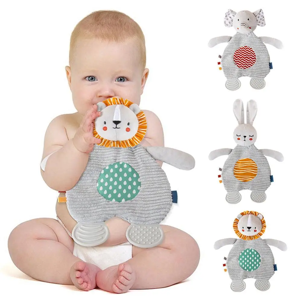 Soothing Towel Doll Teething Toys Educational MultiFunction Soothing Dolls For 3 6 9 12 Months Baby Gifts Peluche Sensorial X4O6