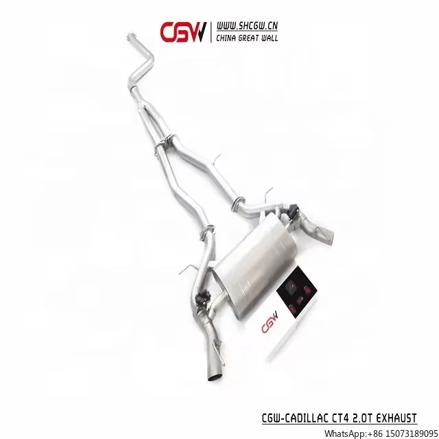 

Китайское производство: Заводская цена, популярные выхлопные трубы Catback с насадкой на глушитель для CT4 2.0T, 2019 года выпуска и новее
