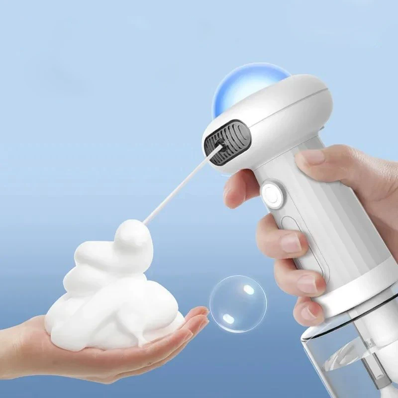 Automatic Foam Making Machine for Pet USB Charging Smart Cat Soap Dispenser for Dog Pet Rechargeable Shower Accessories