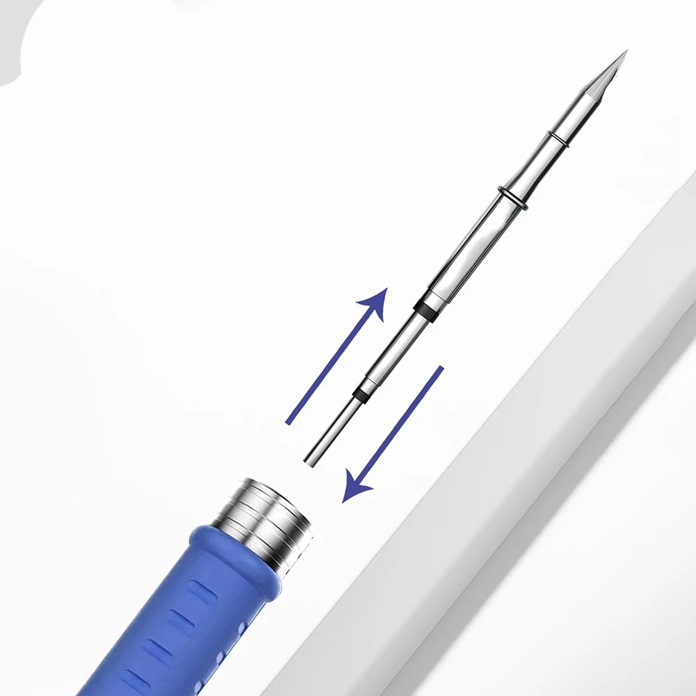 For JBC T12T15 J Speed 115 Soldering Tips 3pcs Set Precision Pointed Bent Shapes Heat Resistant Anti Rust Coating