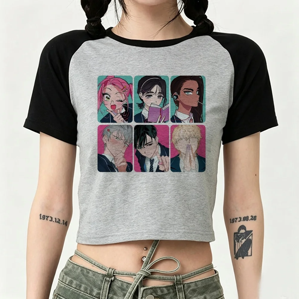 Alien Stage cropped top female clearance sales dollette gyaru korean fashion shirt cutecore anime y2k graphic streetwear