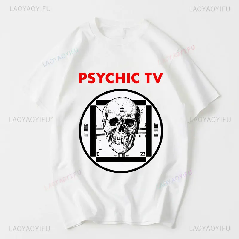 تي شيرت تلفزيوني نفسي هدية ميمي تي شيرت مضحك نمط عتيق جمالي للجنسين ألعاب عبادة الفيلم الموسيقى Y2k الملابس #6