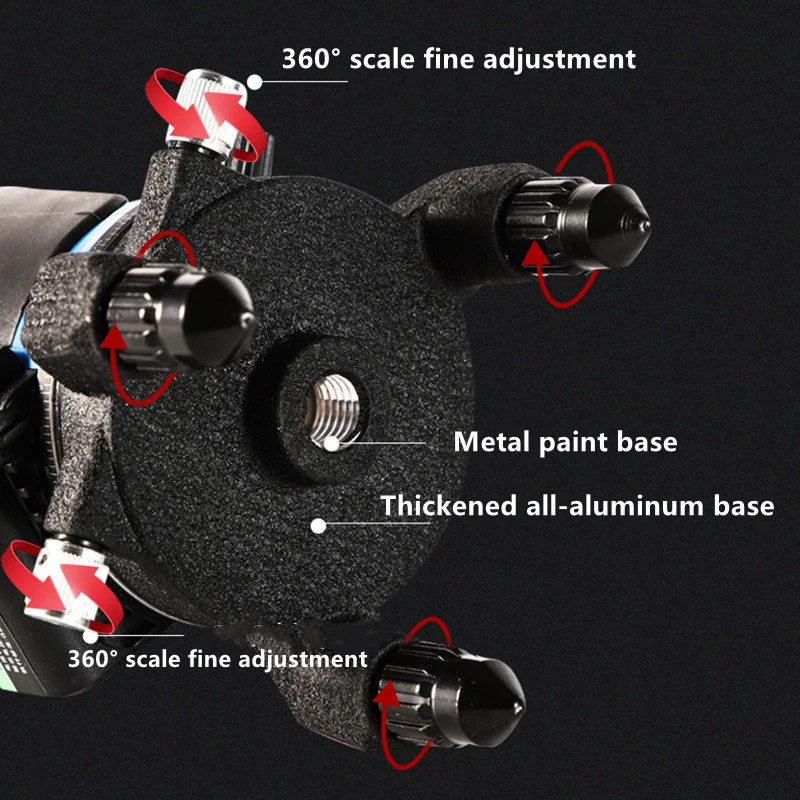 Laser Level 2/3/5 Lines Self Leveling 360 Rotatable Blue Laser Beam Radius Alternating Direct Horizontal Vertical Indoor Outdoor
