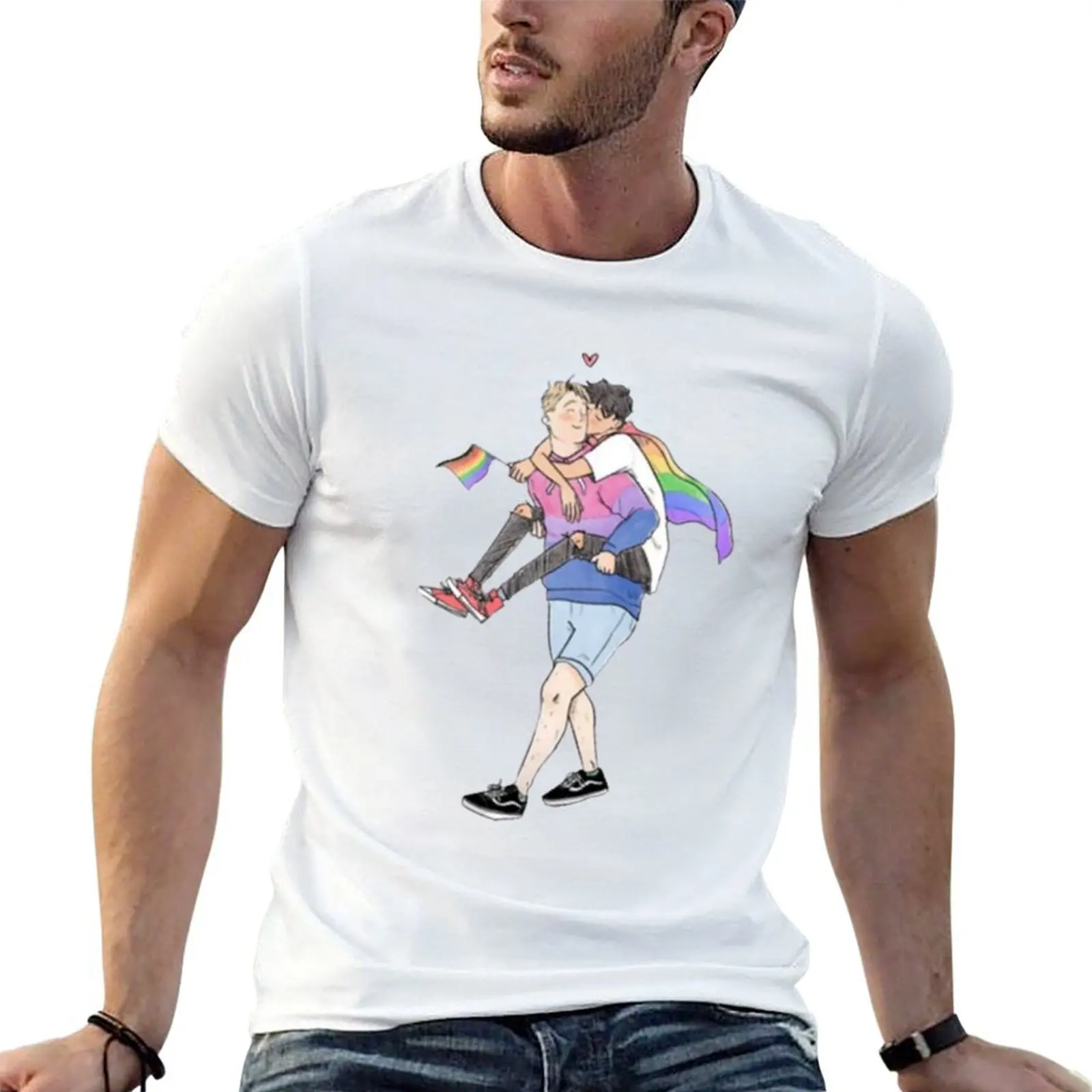Heartstopper LGBTQ+ pride T-Shirt Summer Fashion Casual Tee Shirt