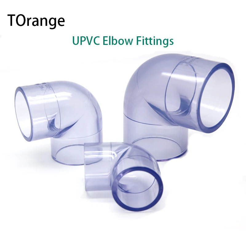 

Transparent PVC Connector UPVC Elbow Joints Aquarium Fish Tank DIY Tools Garden Irrigation Water Pipe Connectors 1 Pcs