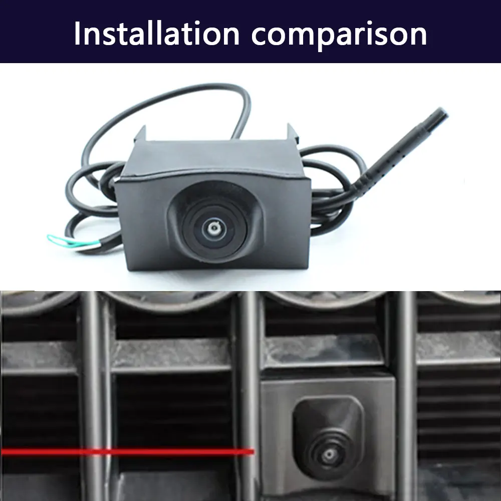 For Audi Q3 RSQ3 8U 2011 2012 2013 2014 2015 Front Logo View Camera 170° Fisheye AHD 1080P Vehicle Car Camera