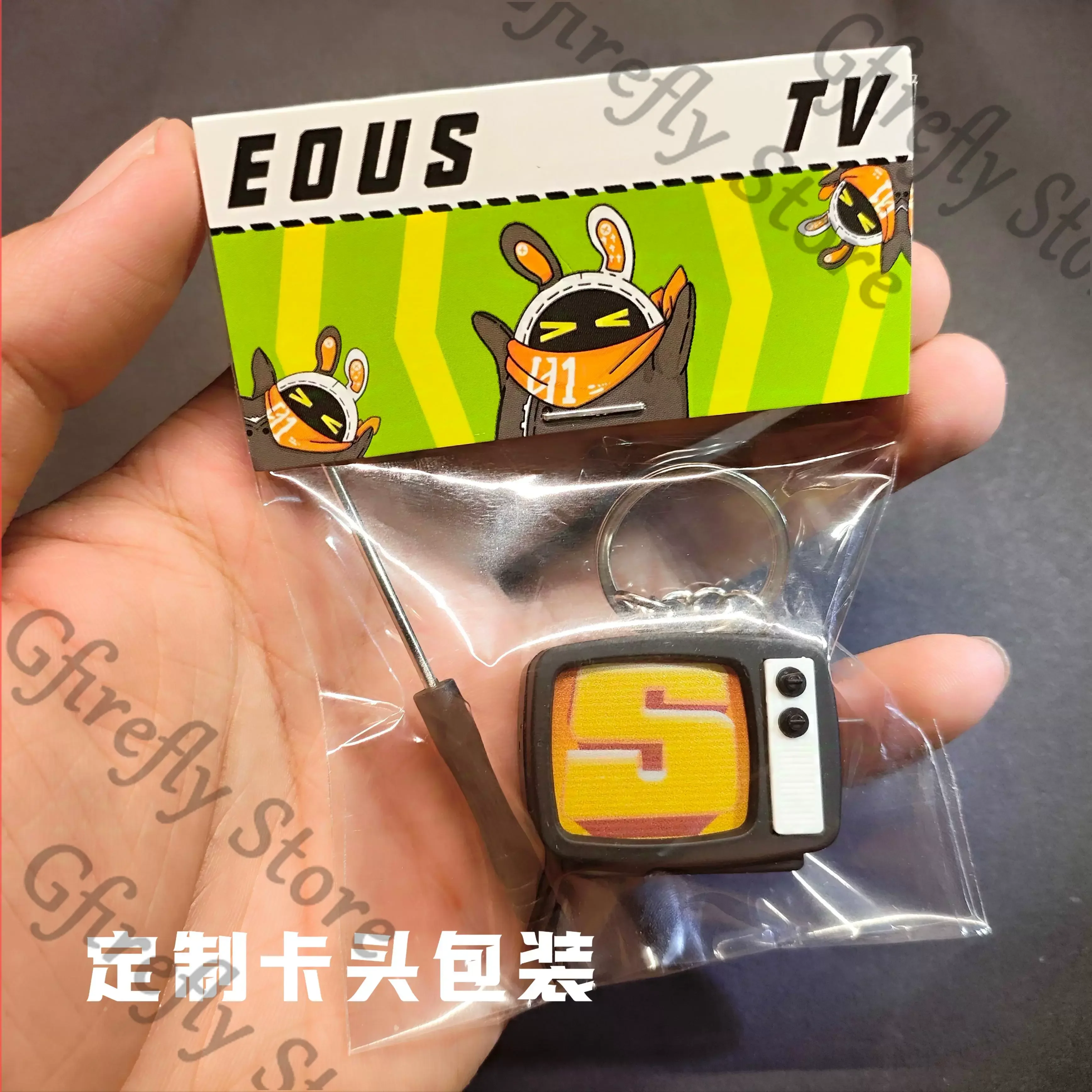 

Zenless Zone Zero The Bangboo Small TV Keychain Keychain Keyring Pendant Bag Charms Gift Ornaments High Quality Mascot