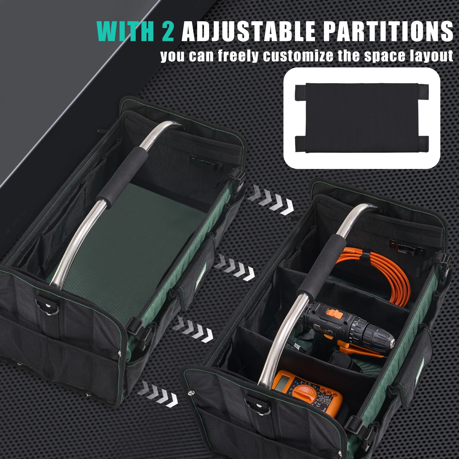 20 Inch Large Tool Bag, Heavy - Heavy Equipment Storage ulasan dan harga