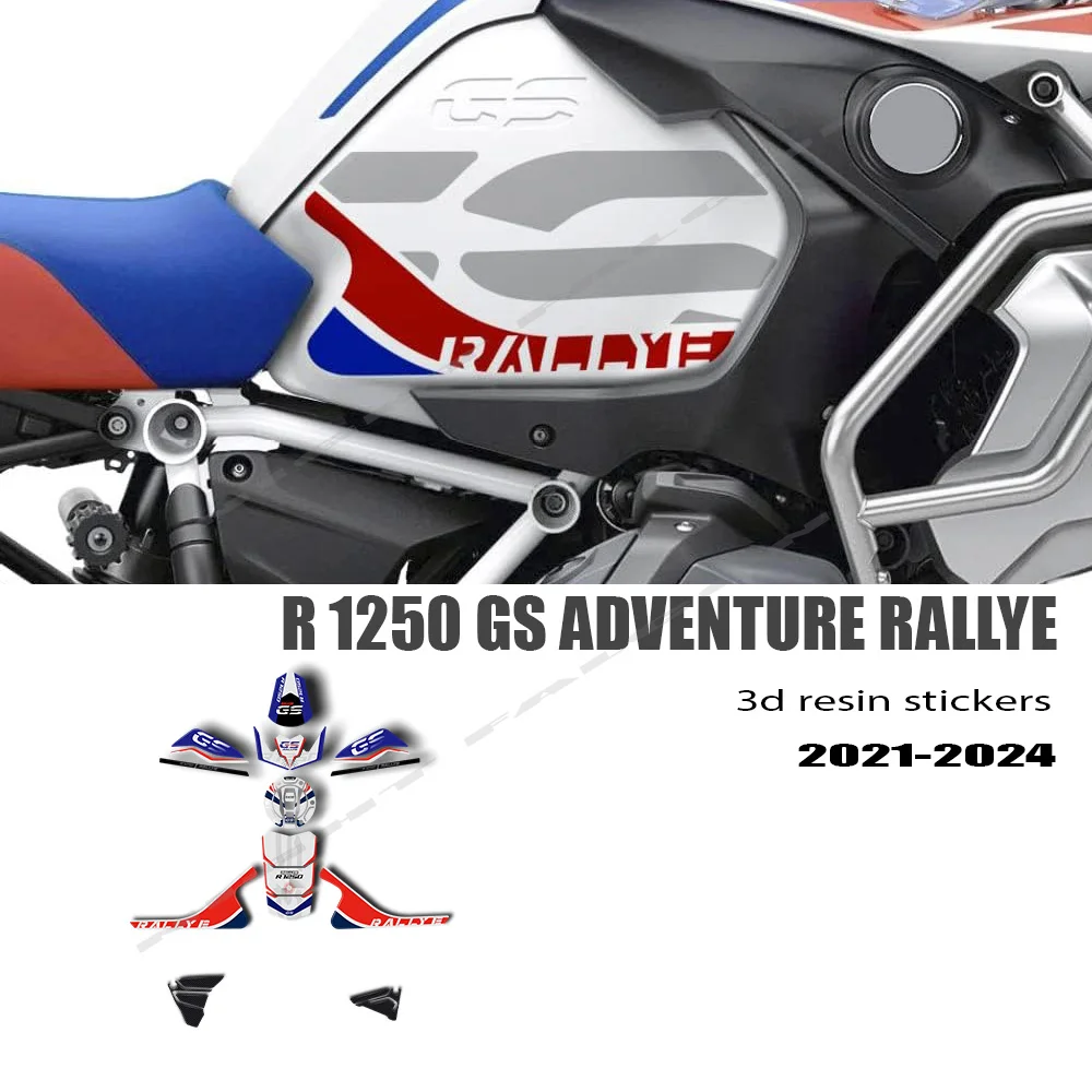 

Аксессуары для приключений, ралли GS 1250, 3D резиновая наклейка, защитный комплект, коврик на бак для BMW R 1250, GS, приключения 2021-2023