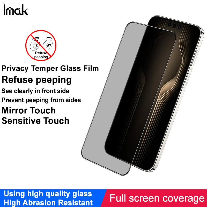 

IMAK Privacy Temper Glass for Huawei Mate 80 Pro Max Mate80 RS Screen Protector Film