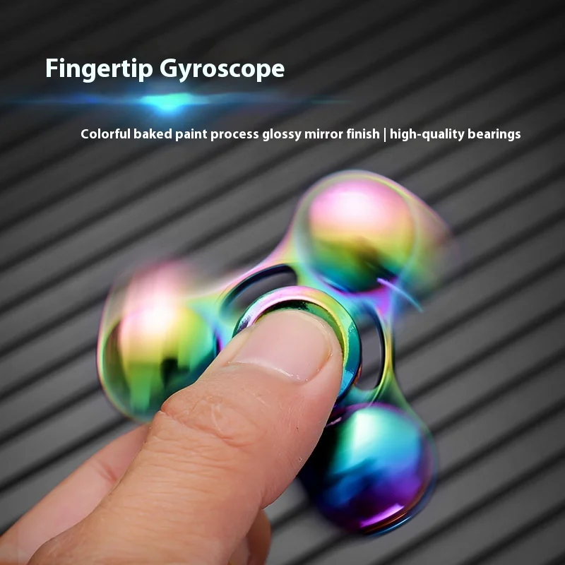 

Красочный цинковый сплав второго поколения, НЛО, спиннер на палец, игрушка для снятия стресса, подарок для фестивалей, тихий в одном повороте