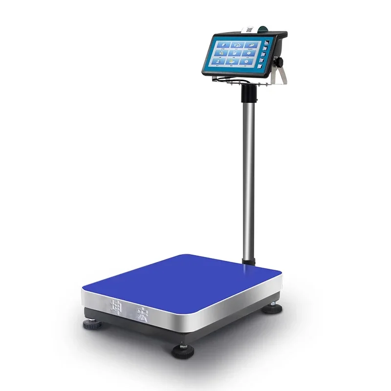 HTW-E31 Touch Screen Cloud Platform Industrial Internet Of Things Intelligent Printing Table Scale Label Scale 500kg