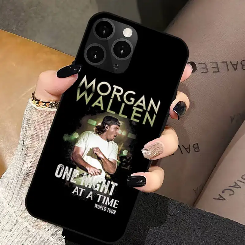 Singer Morgan Wallen Phone Case For iPhone 11 12 Mini 13 14 PRO XS MAX X XR 6 7 8  Plus Shell