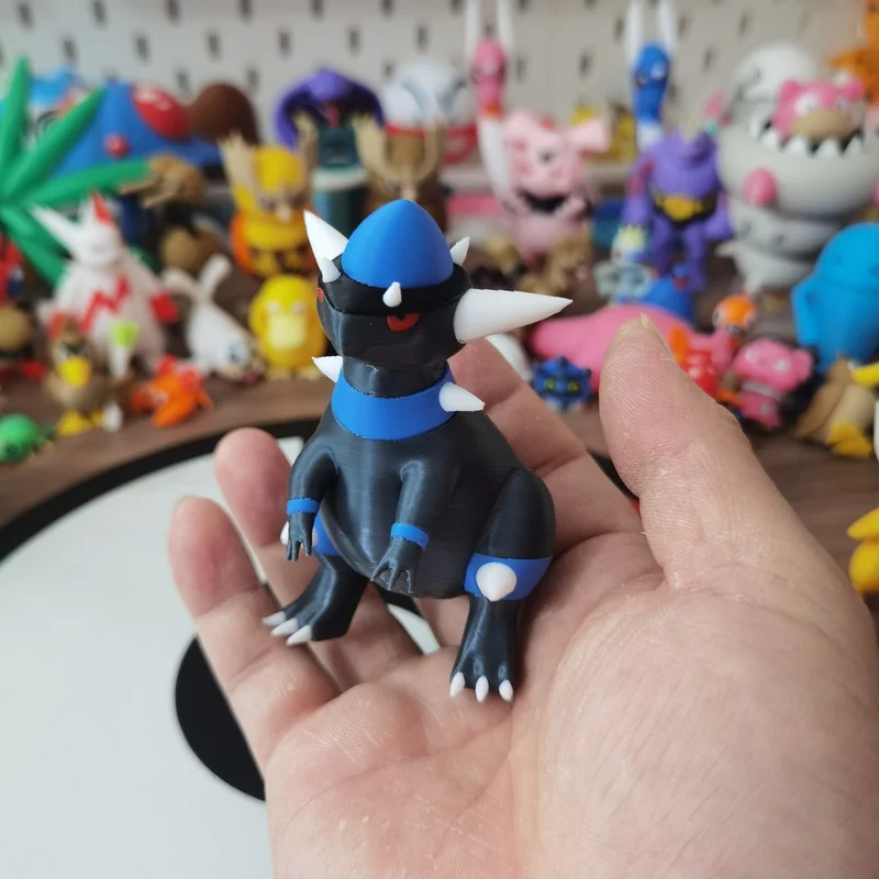 1:20 Diy аниме фигурка пропорциональный мир 3d печатный персонаж мультфильма Рамбарды Cranidos Kawaii украшение для рабочего стола модель игрушка в подарок