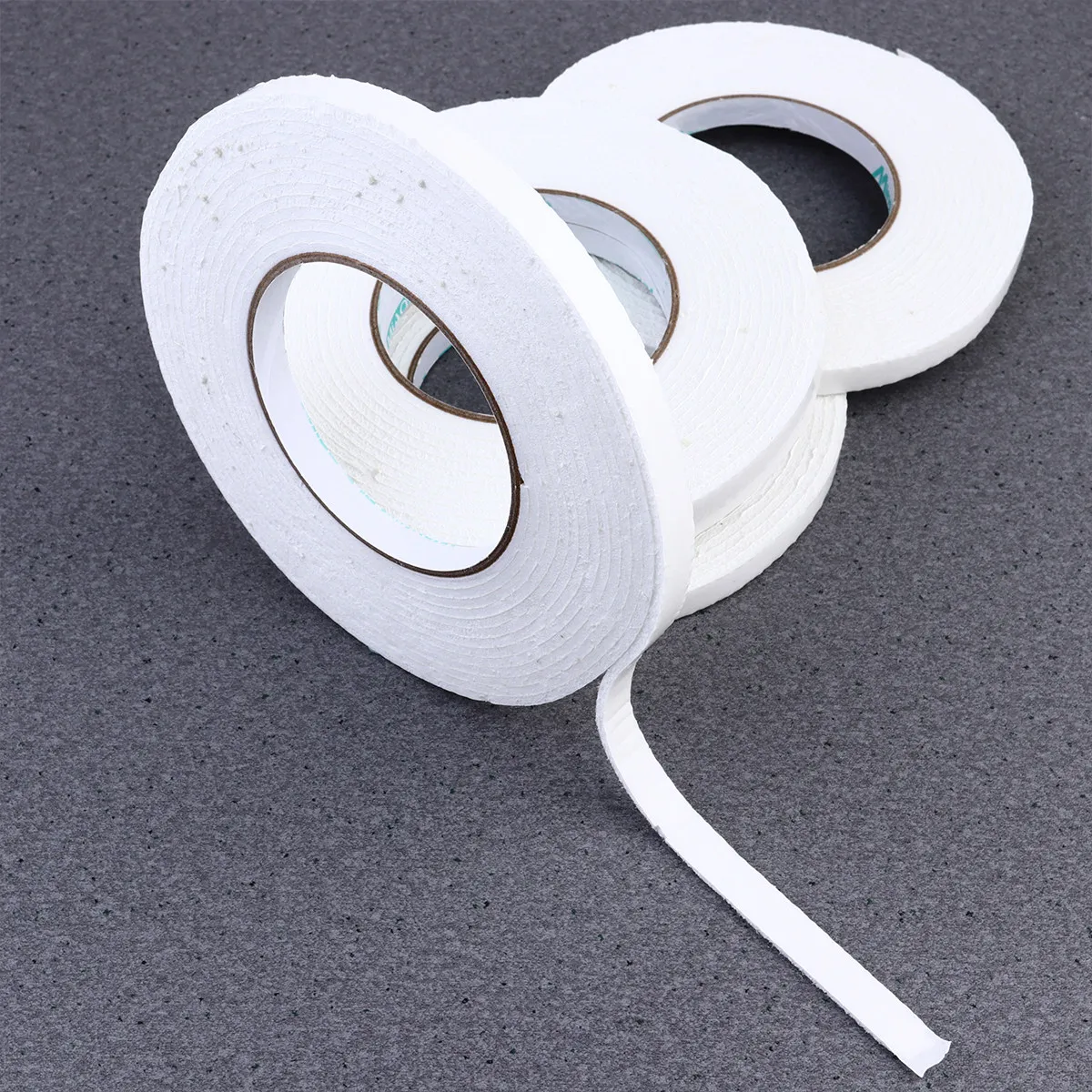 12 Rolls Foam Adhesive Tape Strong Retention Double-Sided Tape Heat Resistant Sound Insulation Window Door Seal Strip for Home