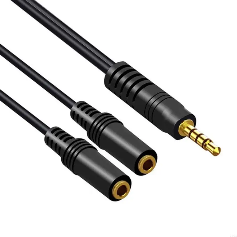 Universal 1 Male to 2 3 4 5 6 Female 3.5mm Stereo Splitter Cable 30cm for Phones