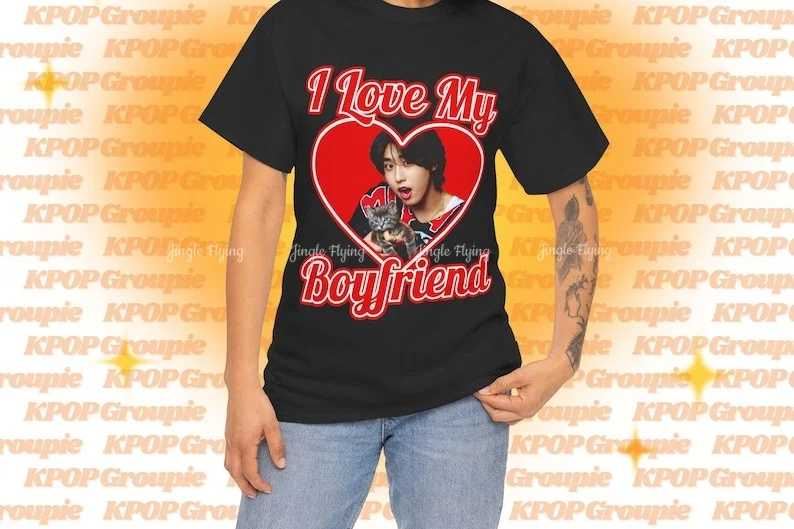 Han Jisung I Love My Boyfriend Shirt Bootleg Merch Tshirt Gift Ideas For Stays