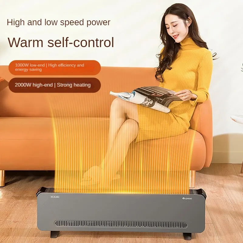 Portable GREE Electric Heater with Large Heating Area, Suitable for Bathroom and Drying NJF-X6020 Space Heater