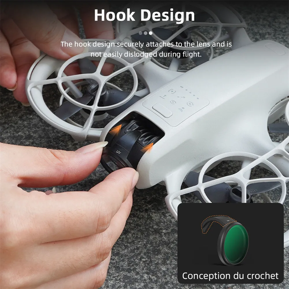 ل NEO عدسة الكاميرا تصفية ل DJI NEO الطائرة بدون طيار مجموعة مرشحات UV/CPL/ND8/16/32/64 ملحقات طائرة بدون طيار