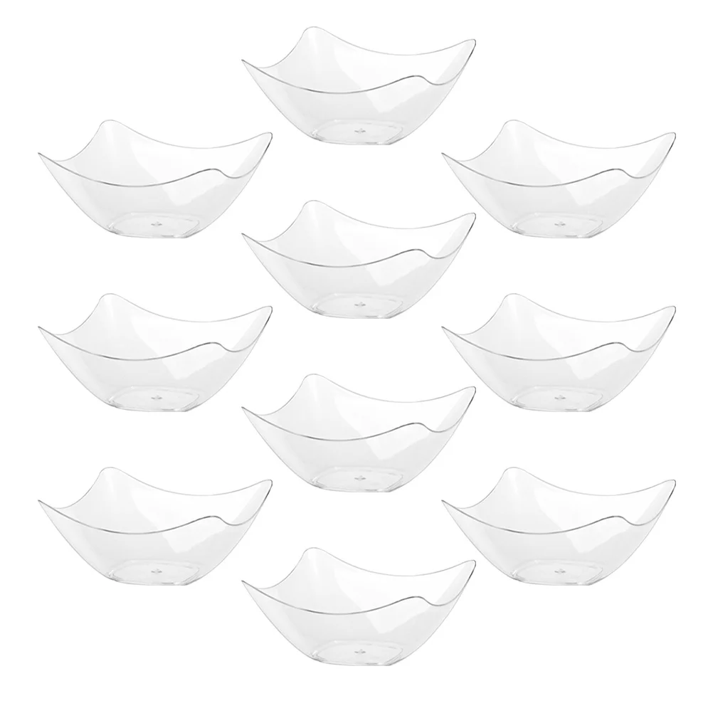 

48pcs Delicate Dessert Transparent Trifle Bowls Household Fruit Bowls Ice Cream Accessories Multi-Function Non-Slip Design Safe