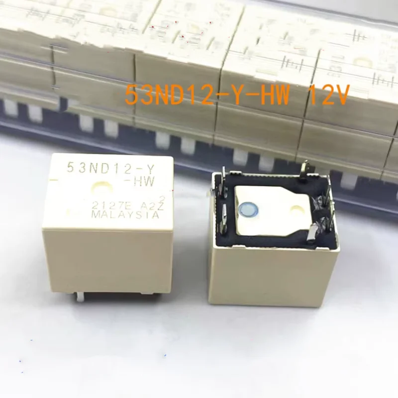 2pcs Relay 53ND12-Y-HW 12V 6-pin