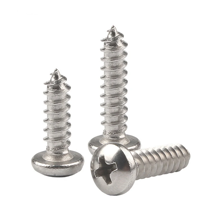 100 teile/los Kredit Blechschraube Edelstahl Kreuzschlitz Rundkopf M1 M1,2 M1,4 M1,5 M1,7 M1,8 M2 M2,2 M2,3 M2,5 M2,6 – Detail 2