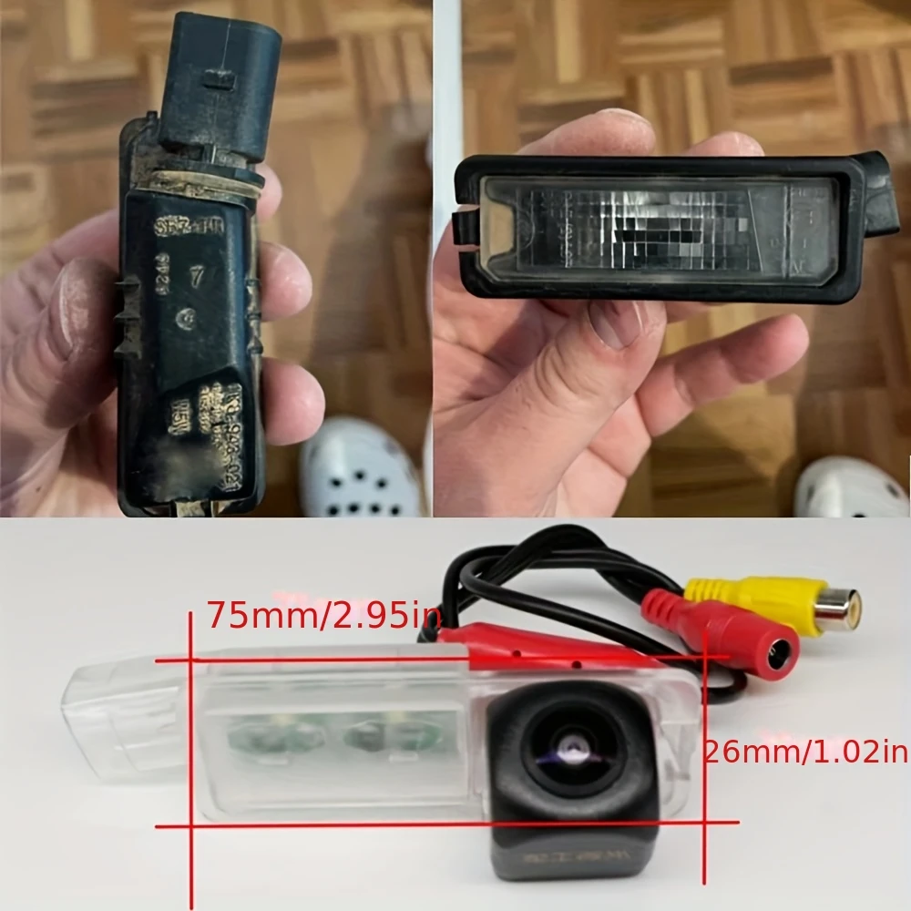 CCD License Plate Camera Kit Car Rear View Reverse Camera for Vw Golf Passat Seat Lbiza MK3/MK4/MK5 Toledo Altea XL Leon