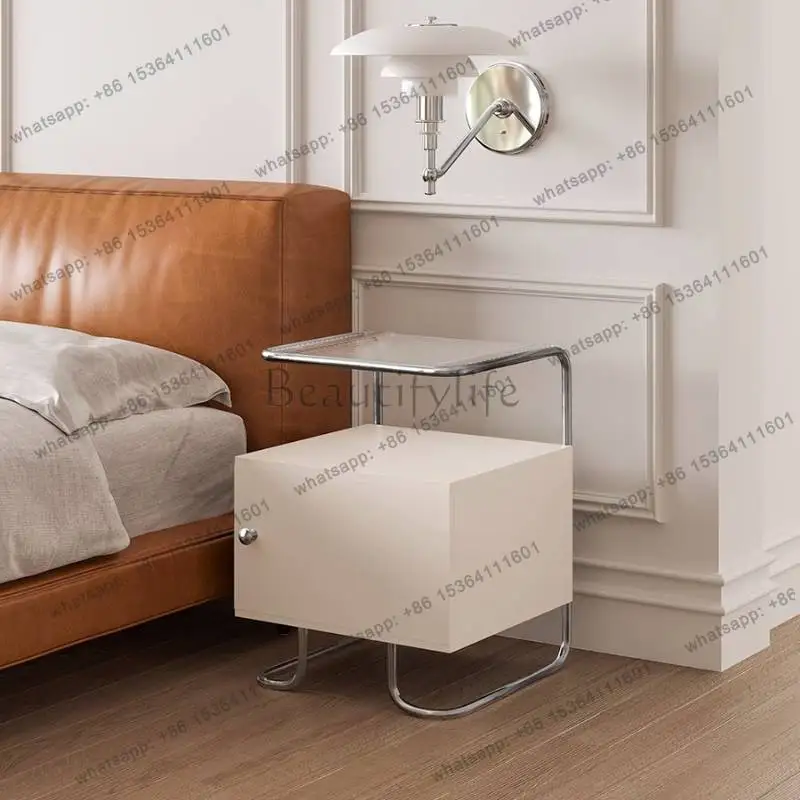 XX.Japanese Storage Nightstands White Design Classic Modern Drawer Bedside Table Drawer Narrow Mesitas De Noche Room Furniture
