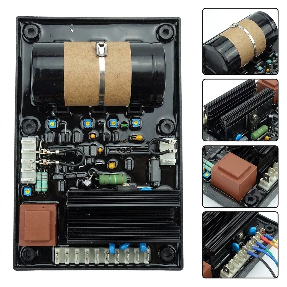 R448 Automatic Voltage Regulator AVR for Generator For Stabilizer AC Control Module Compatible with 95-480VAC Input Voltage