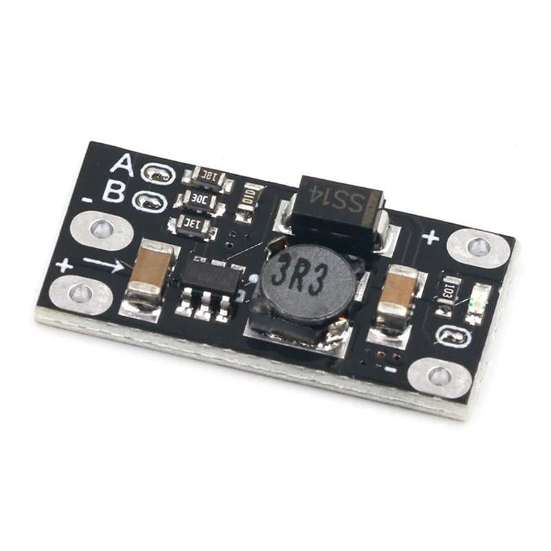 

3.7V to 12V mini DC-DC boost module, support 5V/8V/9V/12V output, lithium battery boost