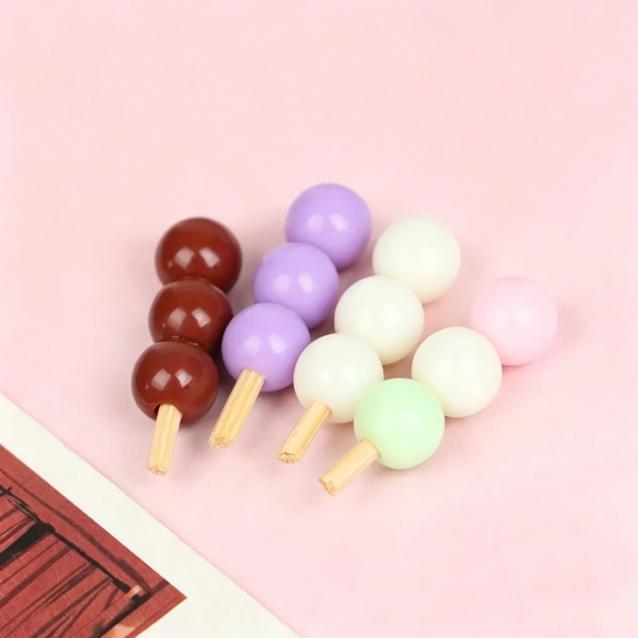 5 個ドールハウスミニ日本の魚団子もち米団子餅串食品キッチン - Centerpiece Stick のレビューと価格