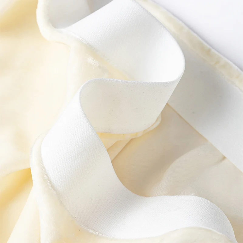 100% 桑シルク裏地女性ベルベットシルクミディスカートフィッシュテールスタイルソリッドカラースリットヘムラインシックなスカートオフィスレディ M1446