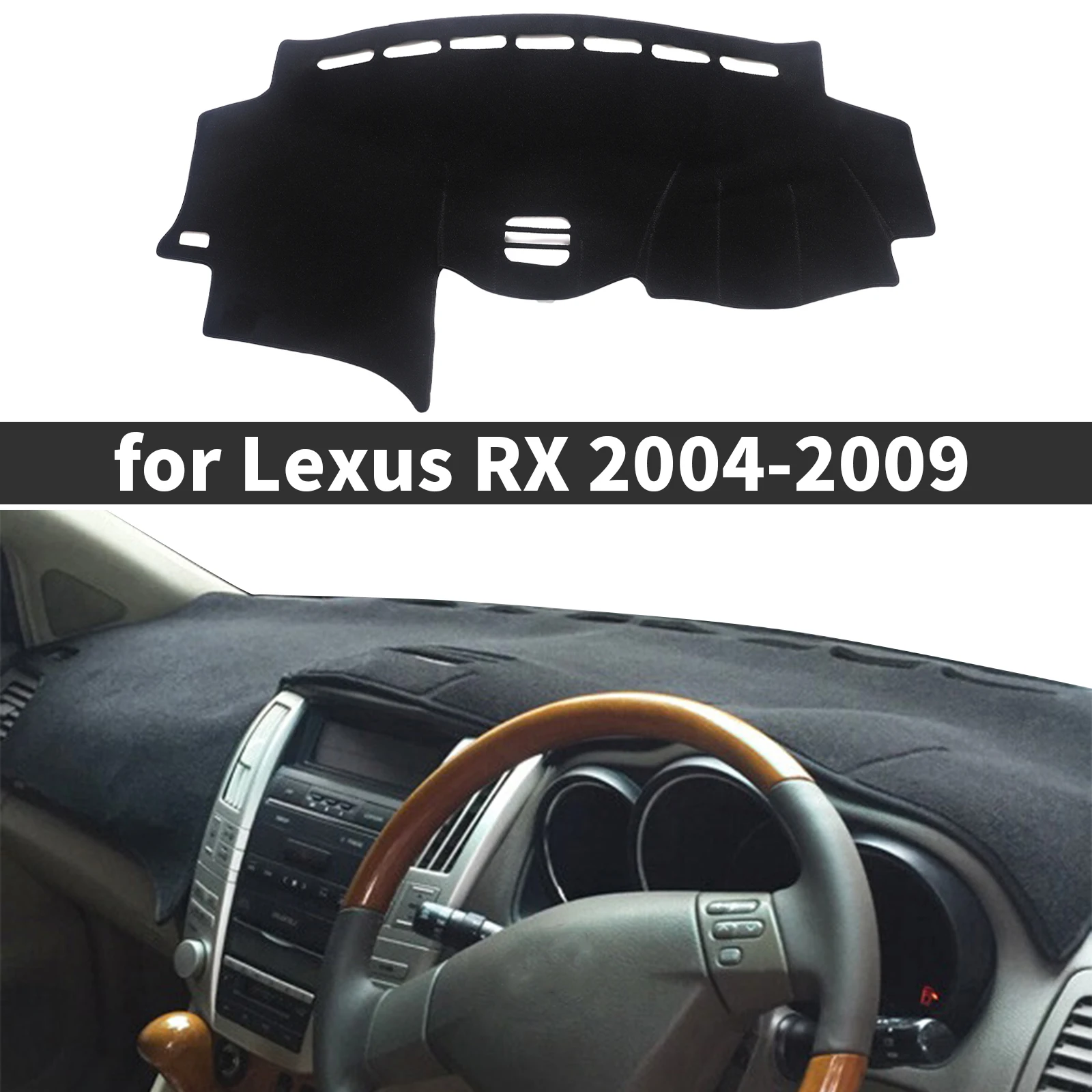 

fit for Lexus RX 2004 2005 2006 2007 2008 2009 Car Accessories Dashmat Dashboard Cover Pad Protective Carpet DashMat Sunshade