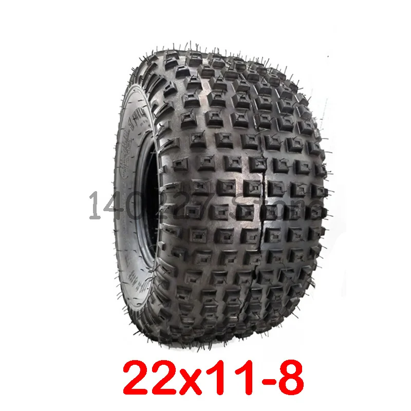 8 inch vacuum tire 22x11-8 Tubeless Tire for ATV Quad Bike Buggy Lawn Cart Lawn Mower Modified Accessories