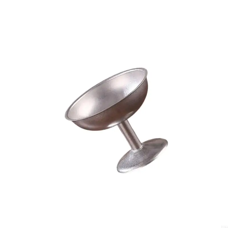   Elegant High Foot Nonrust Steel Dessert Cup Durable Rusts Resistant Kitchenwares
