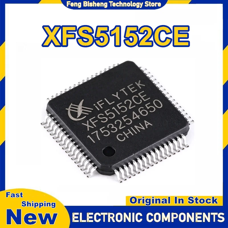 XFS5152CE XFS5152 LQFP-64 Chinese English Speech Synthesis (TTS) chip in stock