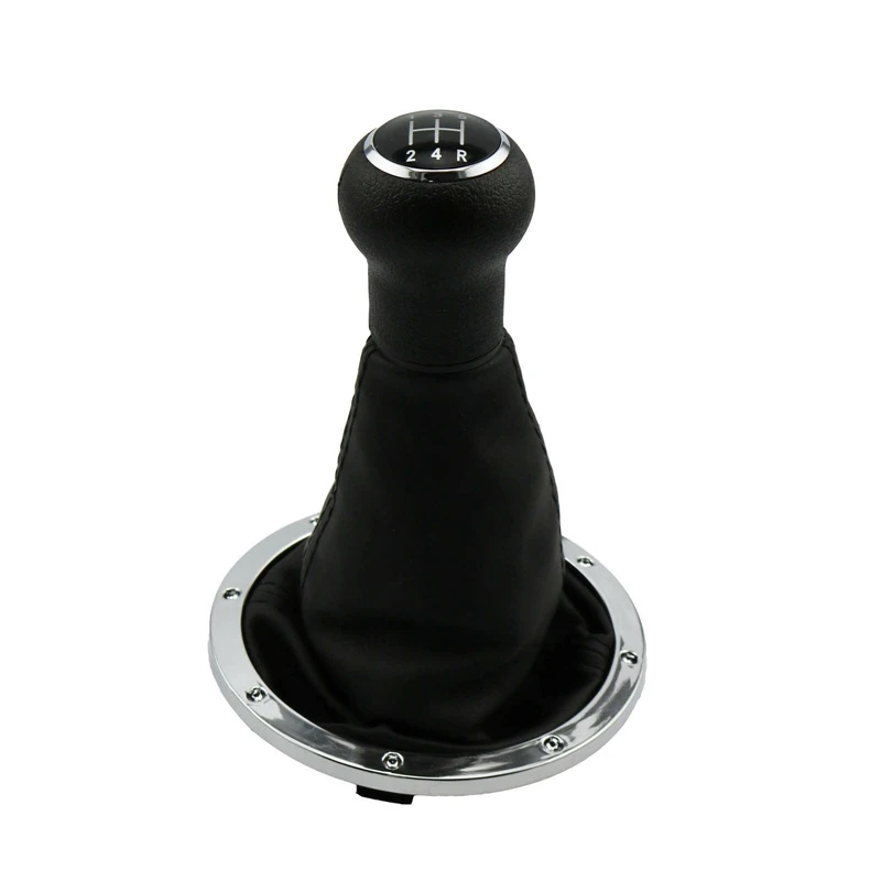 5 Speed Gear Shift Knob Gearstick Gaiter Boot Kit Leather Shift Handball For Gol Pointer Saveiro Parati 2004-2010 image 5
